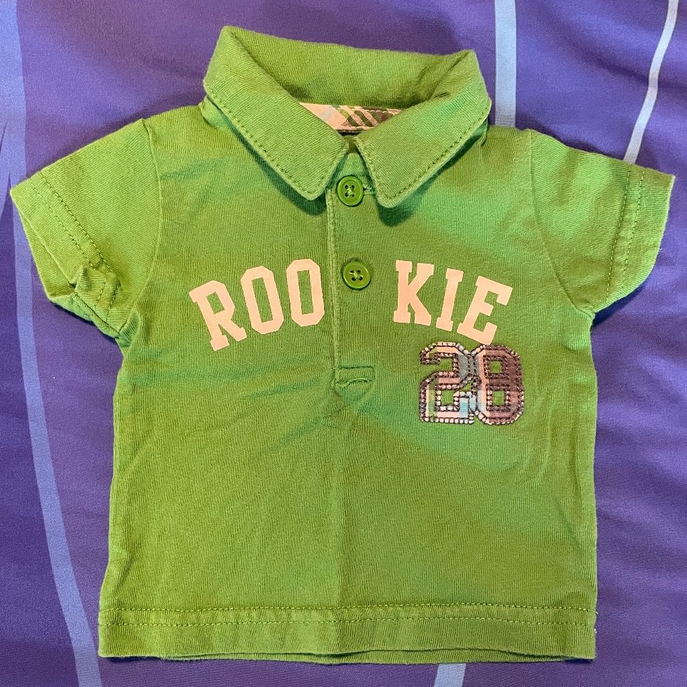 🔥6/$10🔥 Carter's Baby Boy Polo Shirt, Newborn, Green